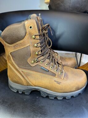 Carolina Men's Forrest Dark Brown Insulated Working Boots Sz 11.5 CA4515 3M